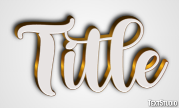 Title Text Effect