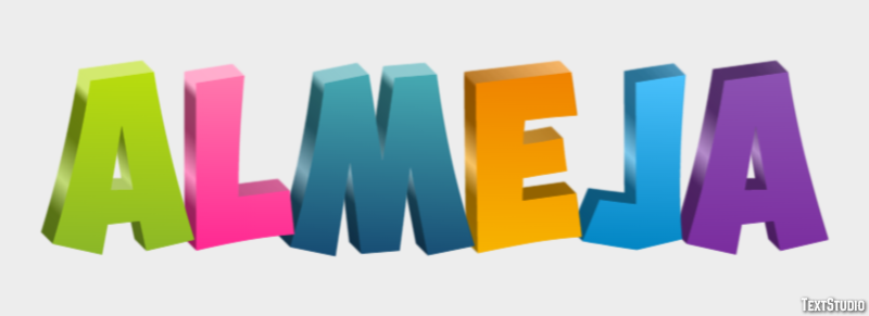 Almeja Texteffekt