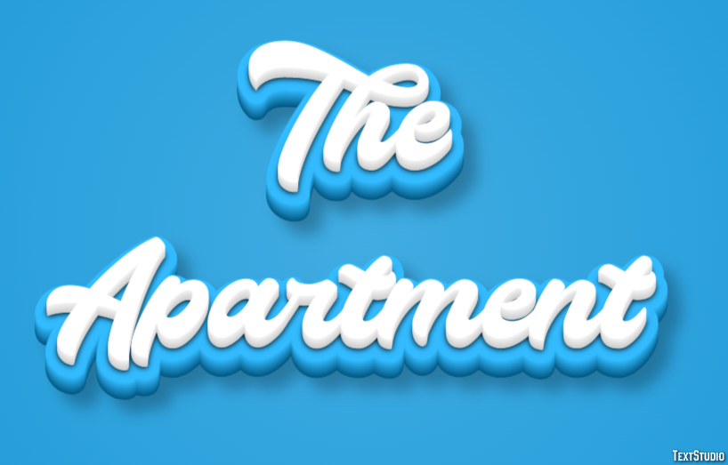 The Apartment Text Effect