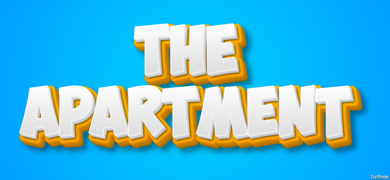 The Apartment Text Effect
