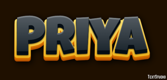 Priya Text effect