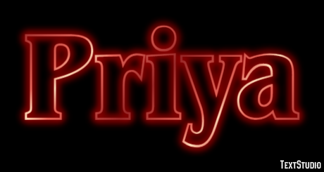 Priya Text effect