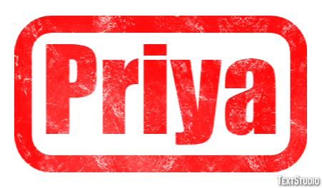 Priya Text effect