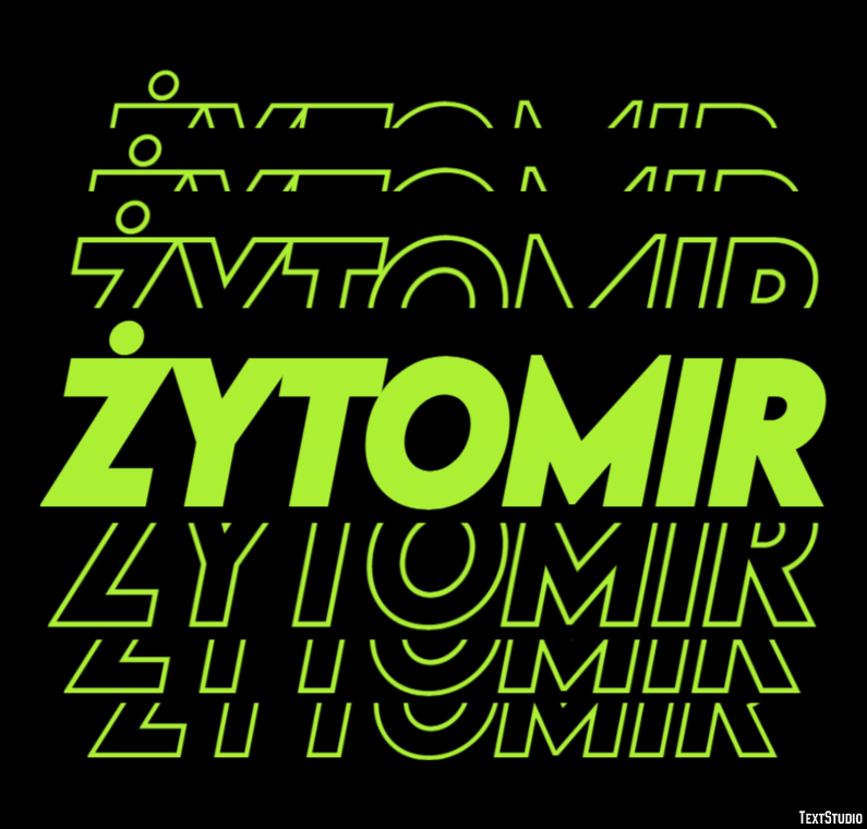 Żytomir Efekt tekstowy