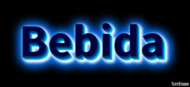 Bebida Efeito do texto