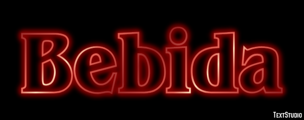 Bebida Efeito do texto