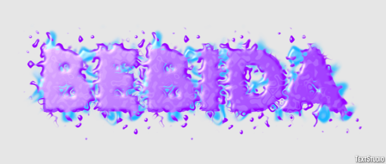 Bebida Efeito do texto