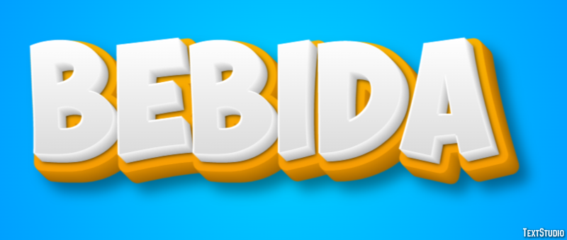 Bebida Efeito do texto