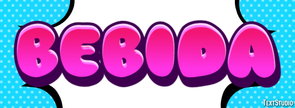 Bebida Efeito de texto