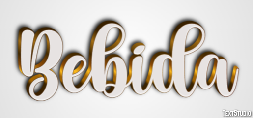 Bebida Efeito do texto