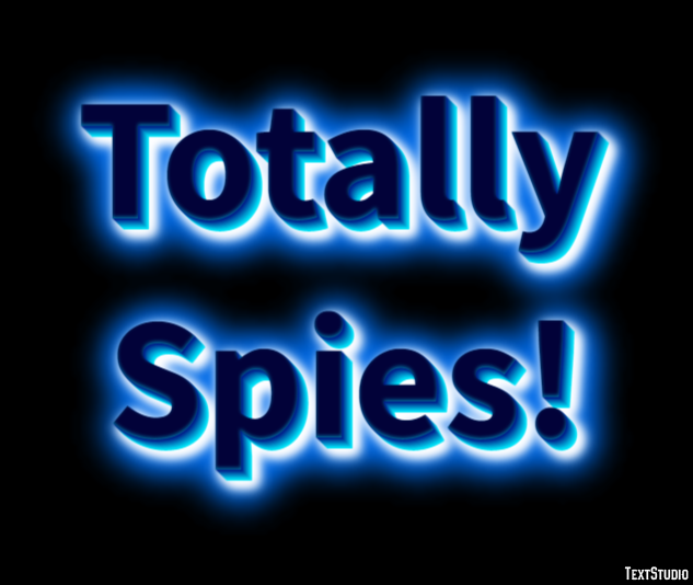 Totally Spies! Эффект текста
