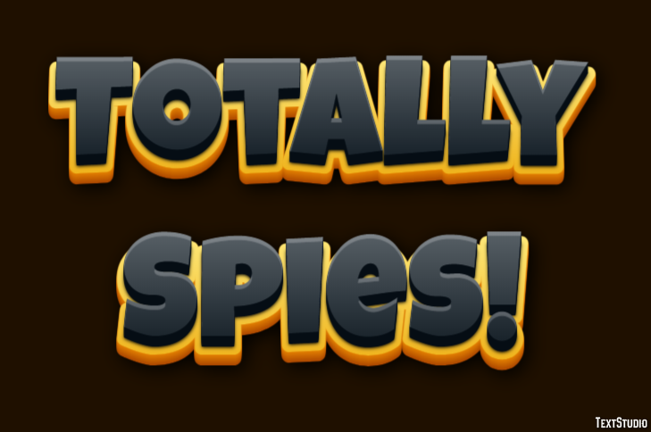 Totally Spies! Text Effect