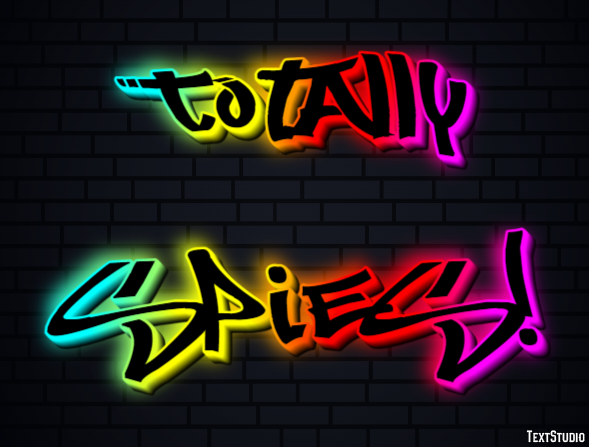 Totally Spies! Эффект текста