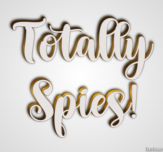 Totally Spies! Эффект текста