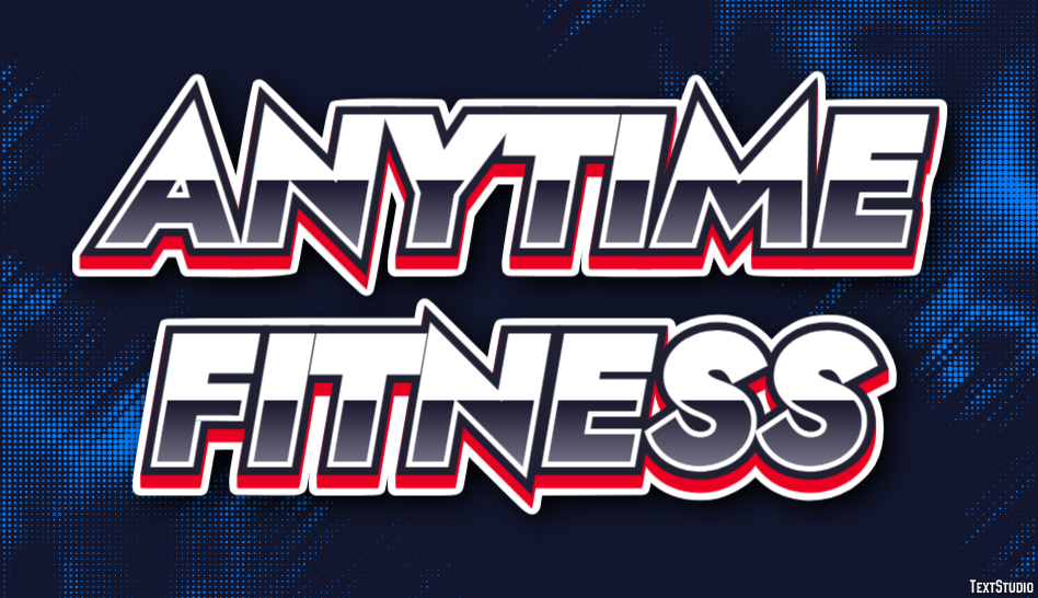 Anytime Fitness Effetto testo