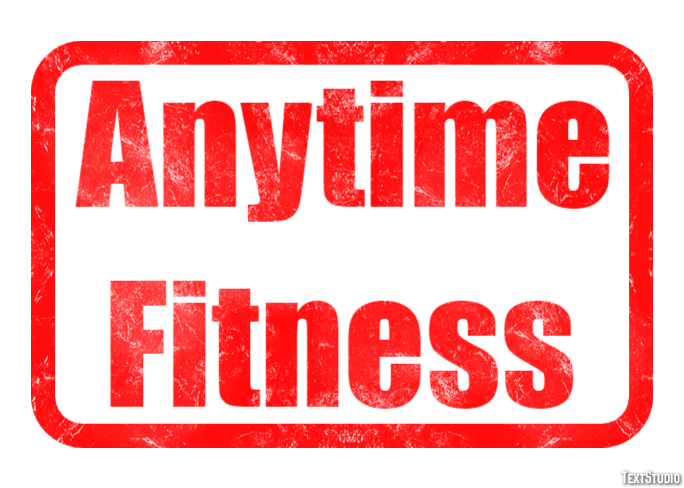 Anytime Fitness Effetto testo