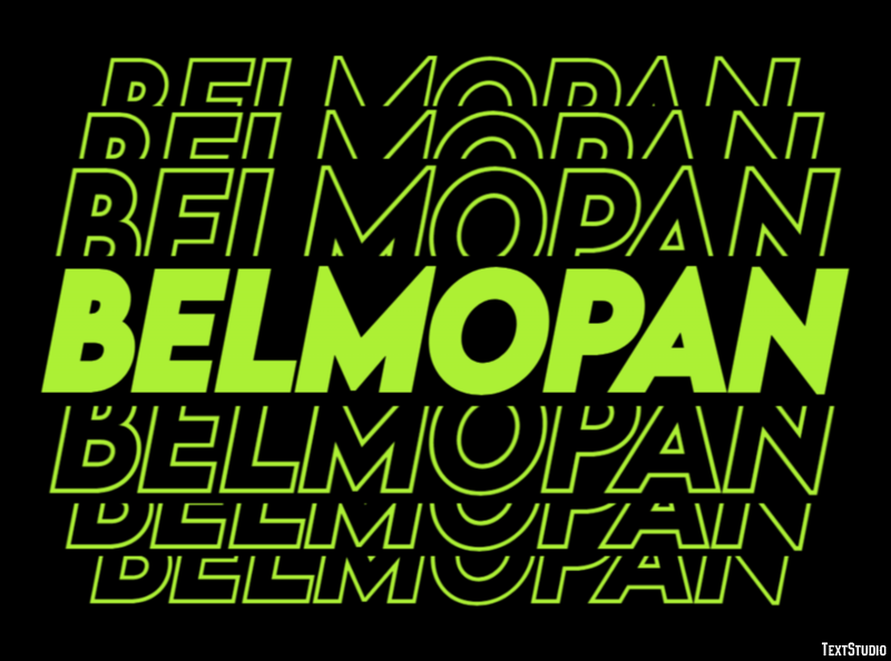 Belmopan Efekt tekstowy