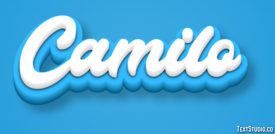 Camilo Text Effect