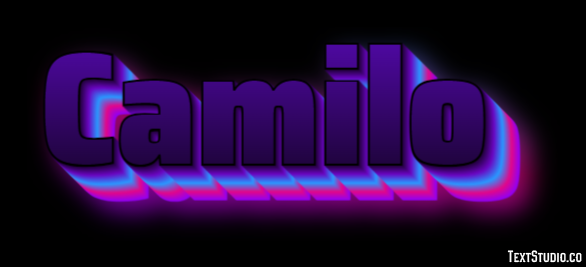 Camilo Text Effect