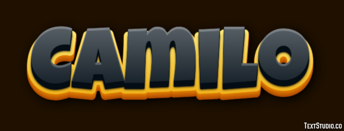Camilo Text Effect