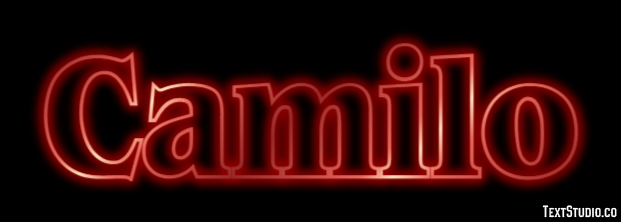 Camilo Text Effect