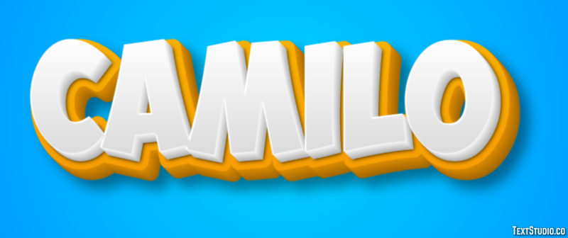 Camilo Text Effect