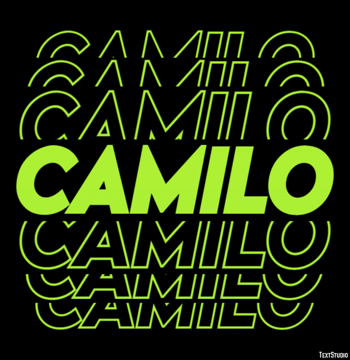 Camilo Texteffekt