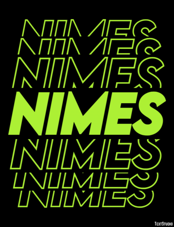 Nimes Efekt tekstowy