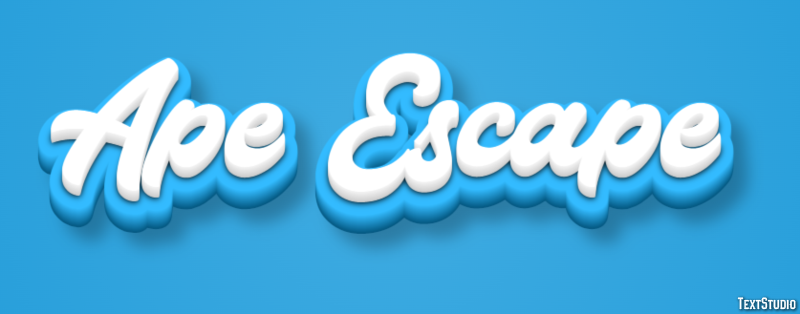 Ape Escape Efekt tekstowy