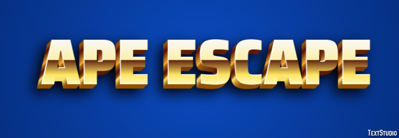 Ape Escape Efekt tekstowy
