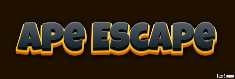 Ape Escape Efekt tekstowy