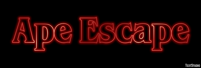 Ape Escape テキスト効果