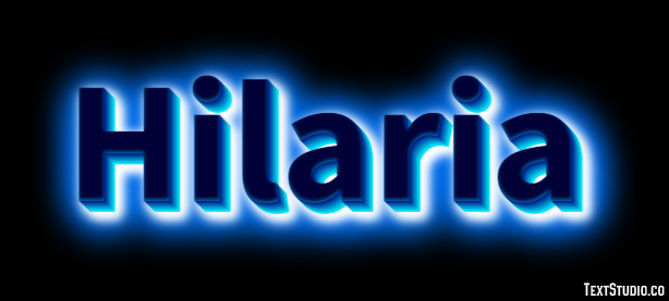 Hilaria Efecto de Texto