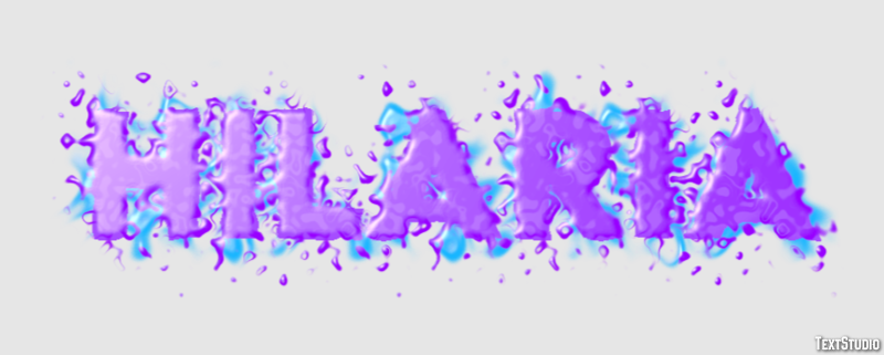 Hilaria Efecto de Texto