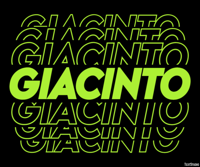 Giacinto Effetto testo