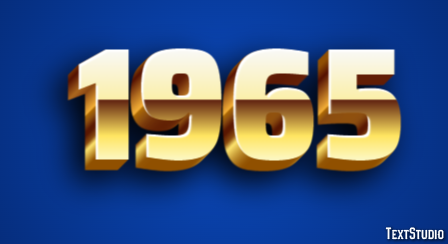 1965 Text Effect
