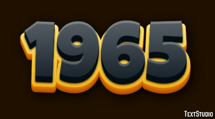 1965 Text Effect