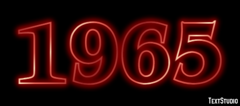 1965 Text Effect