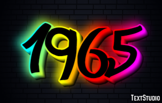 1965 Text Effect