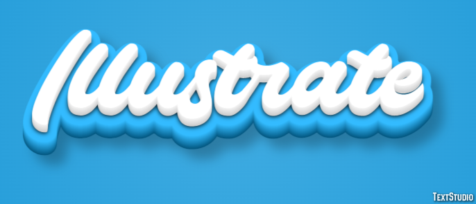 Illustrate Text Effect