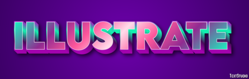 Illustrate Text Effect