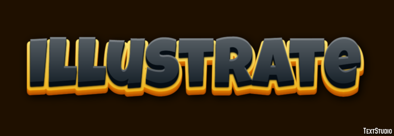 Illustrate Texteffekt