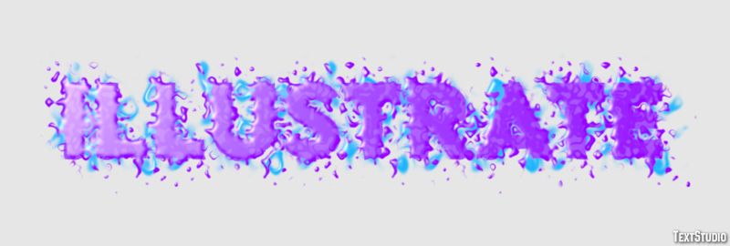 Illustrate Efekt tekstowy