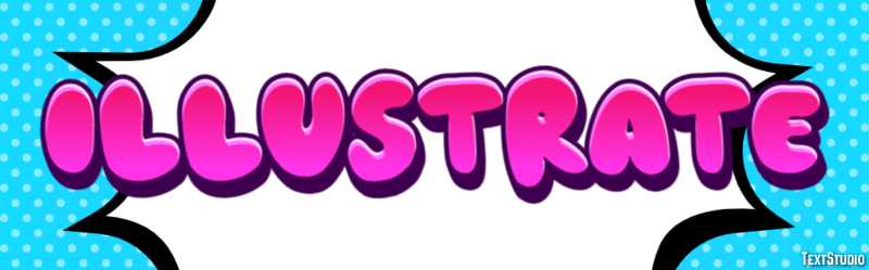 Illustrate Efekt tekstowy