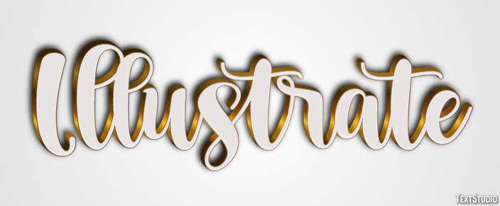 Illustrate Texteffekt