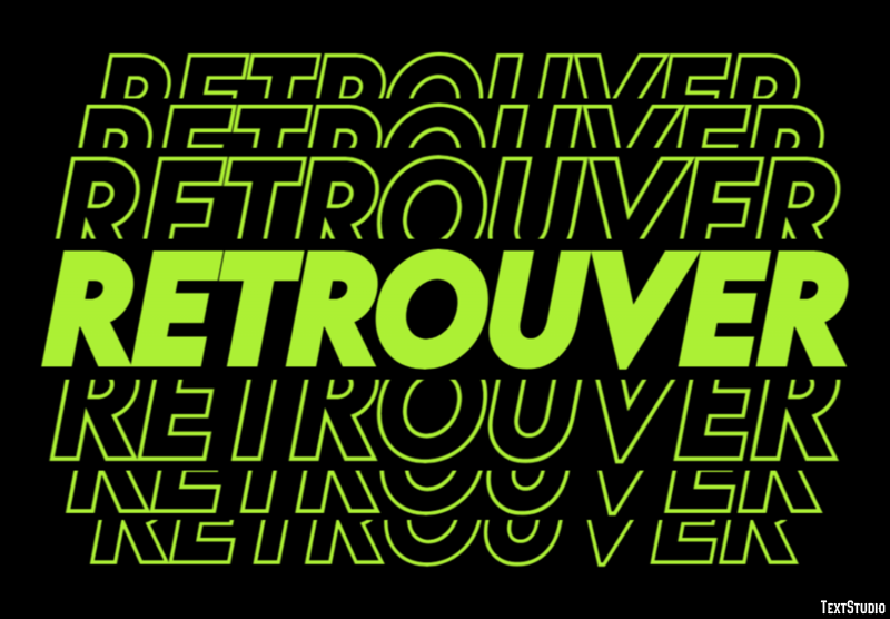 Retrouver Efecto de Texto