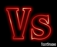 Vs Efecto de Texto