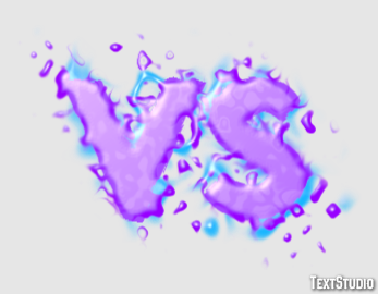 Vs Efecto de Texto