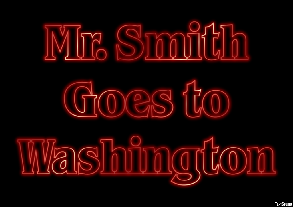 Mr. Smith Goes to Washington Efeito de texto