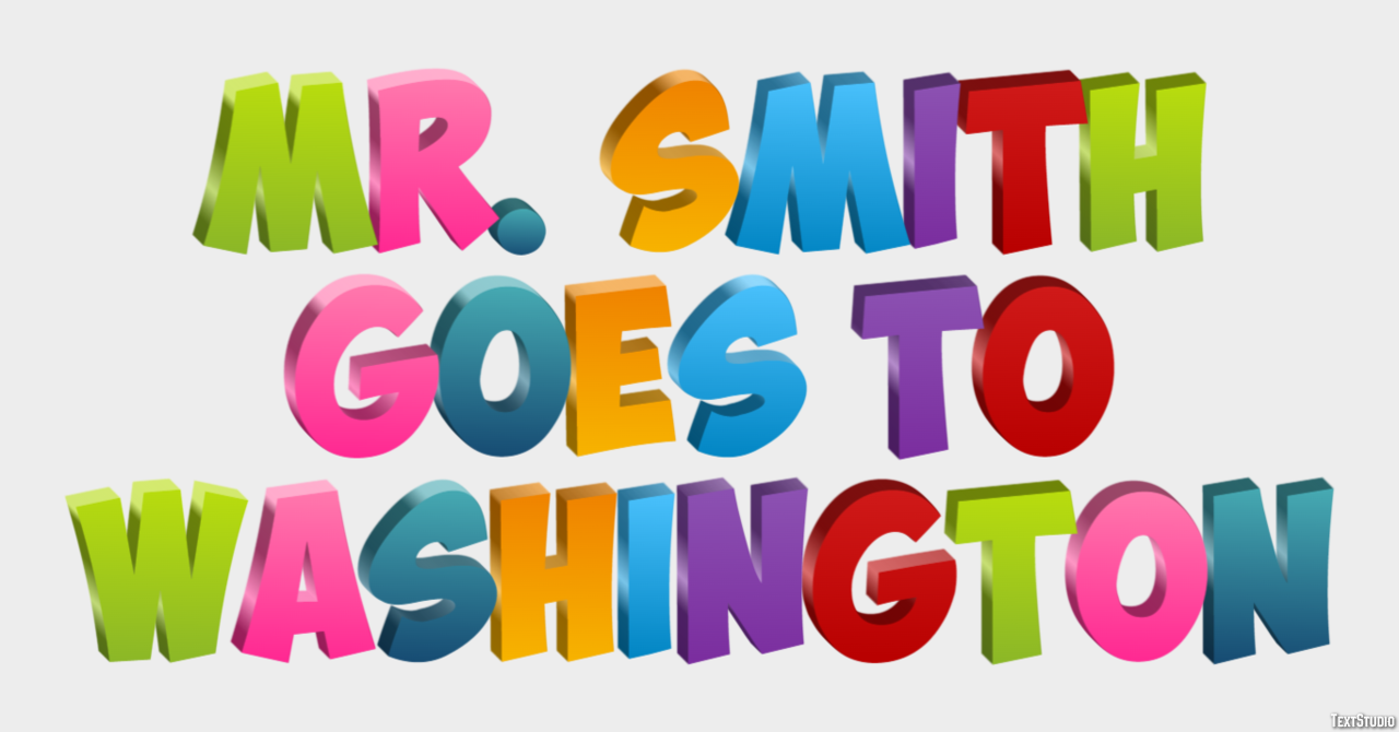 Mr. Smith Goes to Washington Efeito de texto
